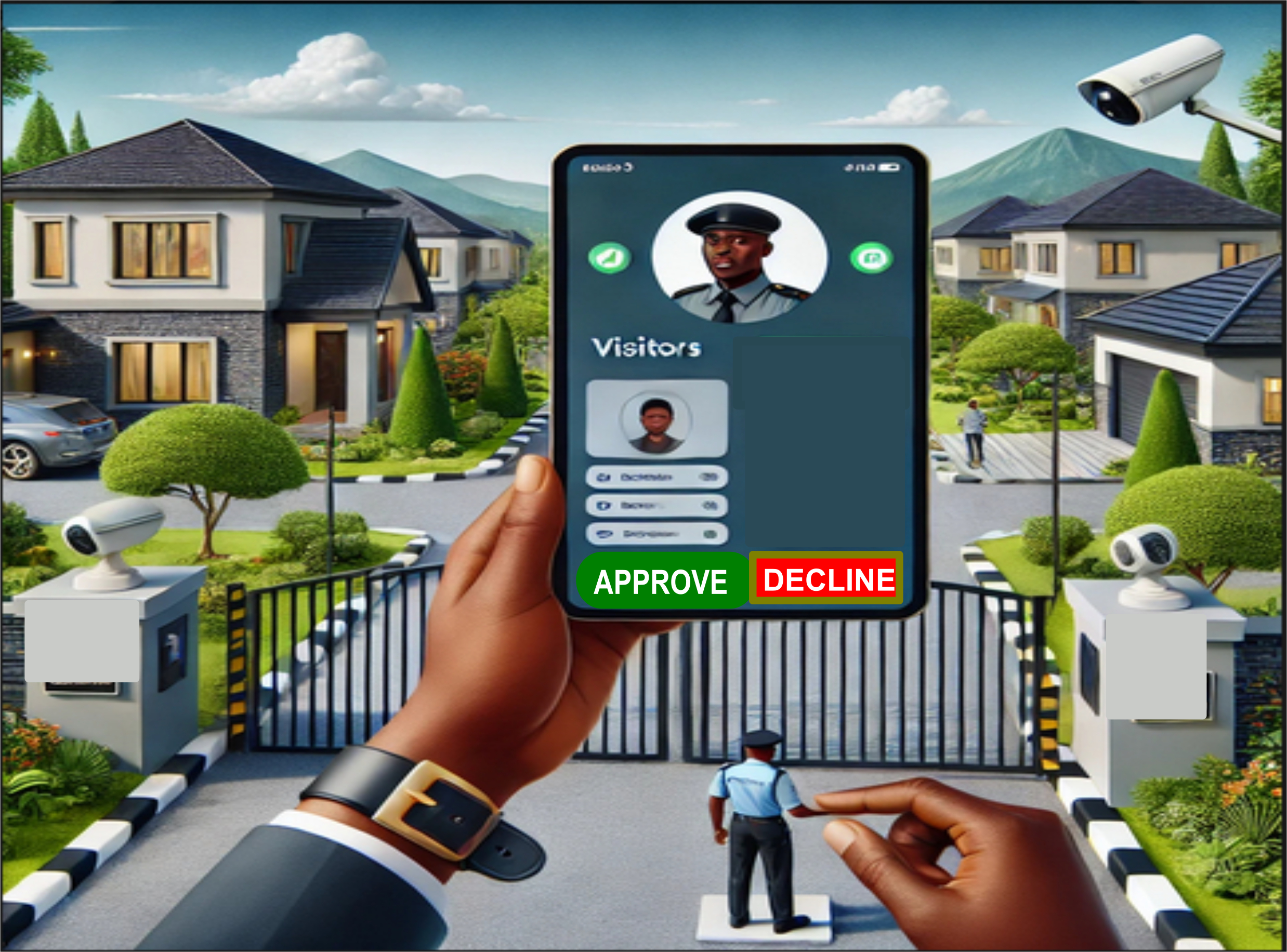 Automated gate system for secure access control